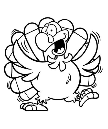 Draw A Cartoon Turkey